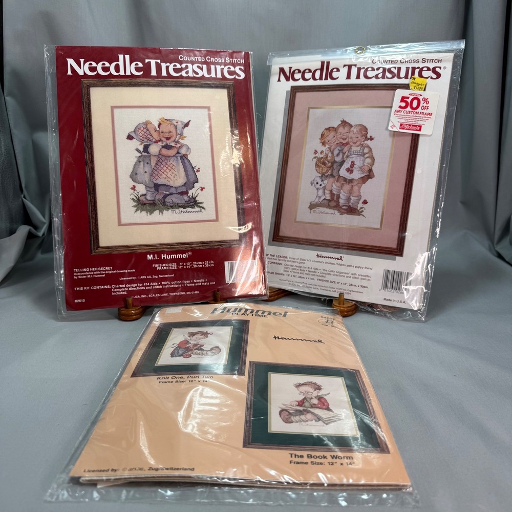 Needle Treasures Counted Cross Stitch Kits MI Hummel Vintage NOS 84037 2662 2610 - Picture 12 of 12